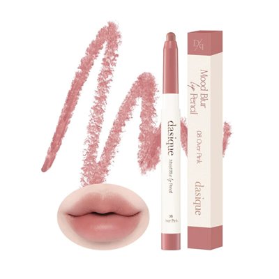Dasique, Mood Blur Lip Pencil, 08 nad różowym, 0,03 uncji (0,9 g) Dasique, Mood Blur Lip Pencil, 08 nad różowym, 0,03 uncji (0,9 g)