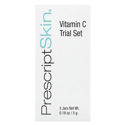 Presidentskin, Vitamin C-Testset, 3 professionelle aufhellende Produkte, 3 Tiegel, je 0,18 oz (5 g)