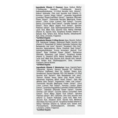 Prezydentskina, zestaw próbny witaminy C, 3 profesjonalne produkty rozjaśniające siłę, 3 słoiki, 0,18 uncji (5 g) każdy Prezydentskina, zestaw próbny witaminy C, 3 profesjonalne produkty rozjaśniające siłę, 3 słoiki, 0,18 uncji (5 g) każdy