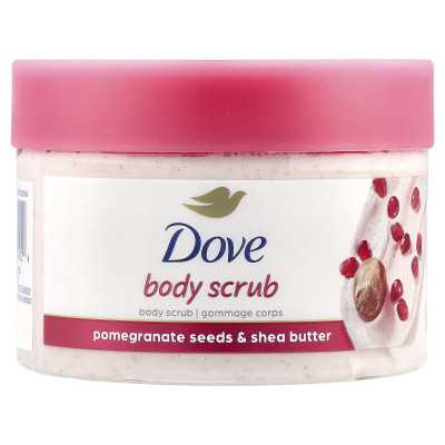 Dove, Peeling do Ciała, Nasiona Granatu & Masło Shea, Umiarkowany, 10.5 oz (298 g) Dove, Peeling do Ciała, Nasiona Granatu & Masło Shea, Umiarkowany, 10.5 oz (298 g)