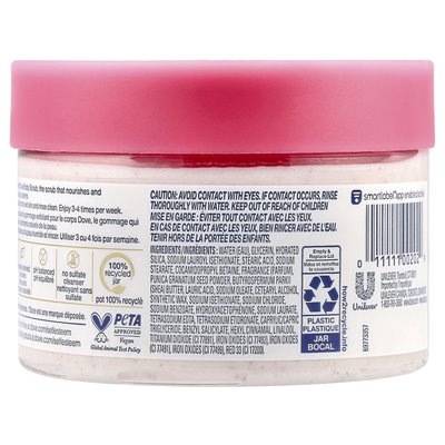 Dove, Peeling do Ciała, Nasiona Granatu & Masło Shea, Umiarkowany, 10.5 oz (298 g) Dove, Peeling do Ciała, Nasiona Granatu & Masło Shea, Umiarkowany, 10.5 oz (298 g)