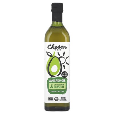 Selected Foods, Avocado & Extra Virgin Olive Oil, 25.4 Fl Oz (750 ml)