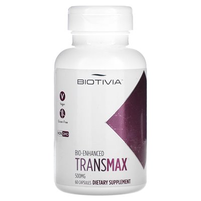 Biotivia, Transmax, 500 mg, 60 Kapseln