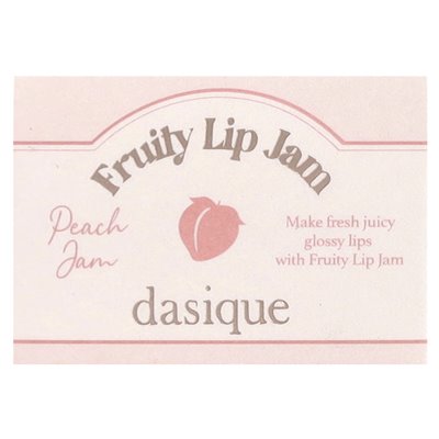 Dasique, Fruchtige Mundmarmelade, 01 Pfirsichmarmelade, 0,14 oz (4 g)