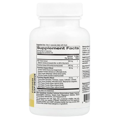 Super Nutrition, Detox Support, 60 kapsułek wegetariańskich
