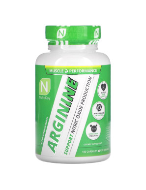 Nutrakey, Arginine, 100 Capsules Nutrakey, Arginine, 100 Capsules