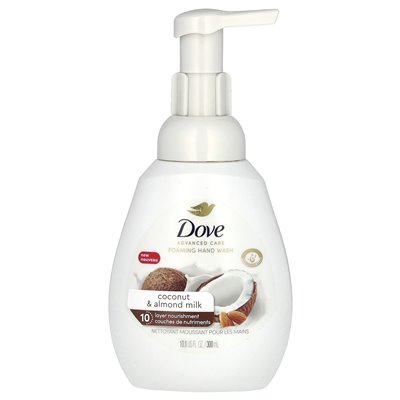 Dove, Advance Care, pieniący się mycie rąk, mleko kokosowe i migdałowe, 10,1 fl oz (300 ml)