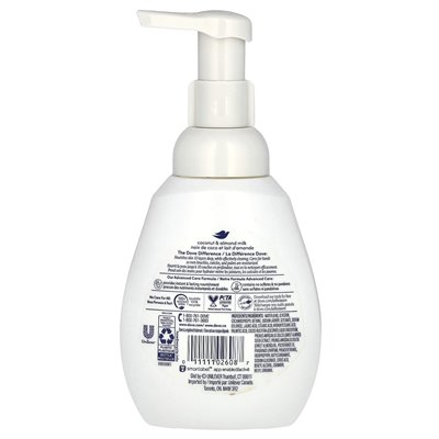 Dove, Advance Care, pieniący się mycie rąk, mleko kokosowe i migdałowe, 10,1 fl oz (300 ml)
