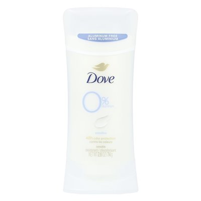 Dove, wolny od glinu dezodorant, wrażliwy, 2,6 uncji (74 g)
