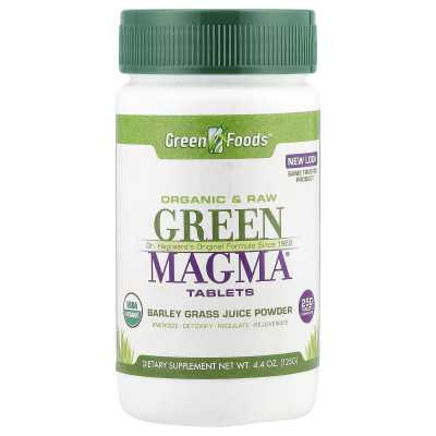 Green Foods, Green Magma®, sok z trawy jęczmienny proszek, 250 tabletek, 4,4 uncji (125 g)