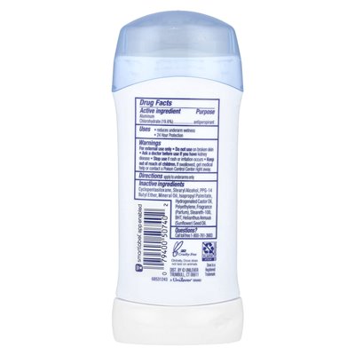 Gołębica, dezodorant antyperspirantowy, wrażliwy, 2,6 uncji (74 g)