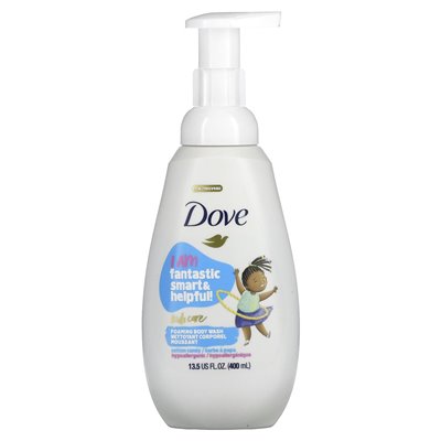 Dove, pielęgnacja dzieci, pieniący się mycie ciała, bawełniane cukierki, 13,5 fl oz (400 ml)