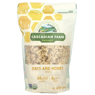 Kascadian Farm, Bio-Müsli mit Hafer und Honig, 11 Unzen (311 g)