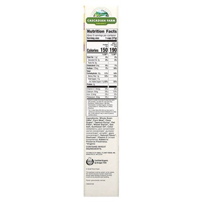 Cascadian Farm, Bio-Fruchtbare O's Pas, 10,2 oz (289 g)