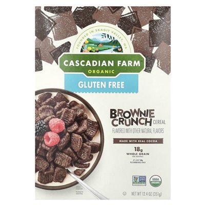 Cascadian Farm, Bio-Müsli „Brown Crunch“, 12,4 Unzen (351 g)