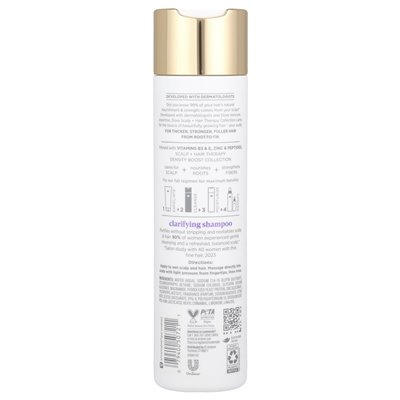 Dove, skóra głowy + terapia włosów, szampon wyjaśniający, 9,25 Fl Oz (273 ml)