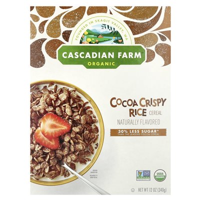 Cascadian Farm, Bio-Kakao-Knusperreis-Careal, 12 Unzen (340 g)