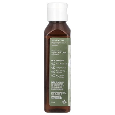 Aura Cacia, Skin Care Oil, Organic Vegetable Glycerin, 4 fl oz (118 ml) Aura Cacia, Skin Care Oil, Organic Vegetable Glycerin, 4 fl oz (118 ml)