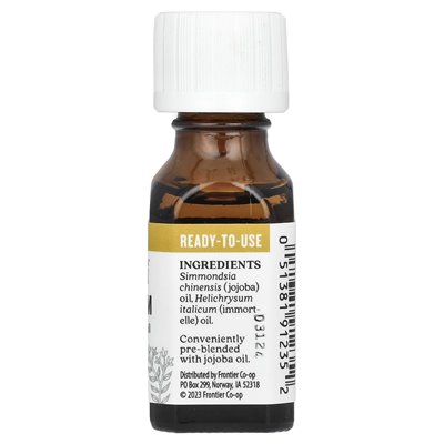 Aura Cacia, Czysty OLEJEK Eteryczny w Oleju Jojoba, Helichrysum, 0,5 uncji fl (15 ml) Aura Cacia, Czysty OLEJEK Eteryczny w Oleju Jojoba, Helichrysum, 0,5 uncji fl (15 ml)