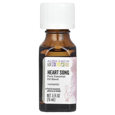 Aura Cacia, Pure Essentit Blend, Heart Song, 0,5 fl oz (15 ml) Aura Cacia, Pure Essentit Blend, Heart Song, 0,5 fl oz (15 ml)