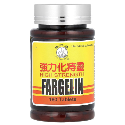 Chu Kiang Brand, Fargelin, wysoka siła, 180 tabletek Chu Kiang Brand, Fargelin, wysoka siła, 180 tabletek