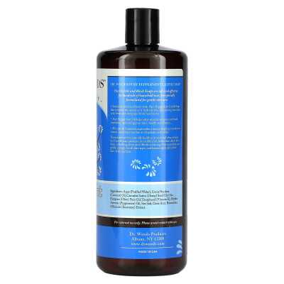 Dr Woods, Mydło Kastylii Peppermint, 32 Fl Oz (946 ml) Dr Woods, Mydło Kastylii Peppermint, 32 Fl Oz (946 ml)