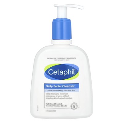 Cetaphil Daily Facial Cleanser, 8 fl oz (237 ml)