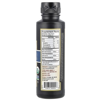 Barlean's, Organic Lignan Flax Oil Supplement, 8 Fl Oz (236 ml)