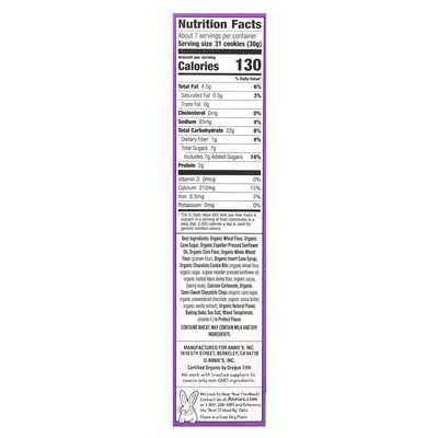 Selbst angebauter, organischer gebackener Bunny Graham, Schokoladenstückchen, 7,5 Unzen (213 g)