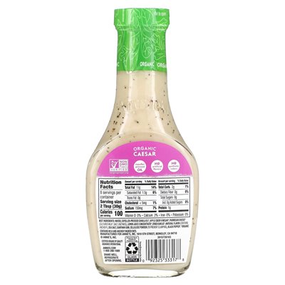 Homegrown, Organic Caesar Dressing, 8 Fl Oz (236 ml)
