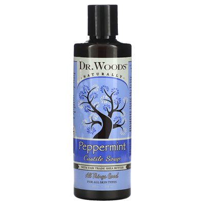 Dr. Woods, Miętowa Żelu do mycia Castile z Ekologicznym Masłem Shea, 8 uncji (236 ml) Dr. Woods, Miętowa Żelu do mycia Castile z Ekologicznym Masłem Shea, 8 uncji (236 ml)