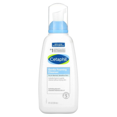 Cetaphil, delikatny pieniący się środki czyszczące, bez zapachu, 8 fl oz (236 ml)