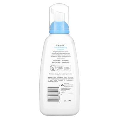 Cetaphil, delikatny pieniący się środki czyszczące, bez zapachu, 8 fl oz (236 ml)