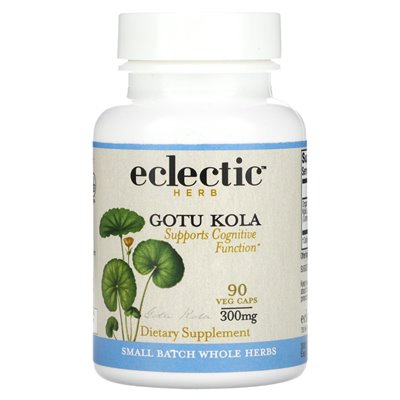 Eklektyczne zioło, Gotu Kola, 300 mg, 90 warzyków