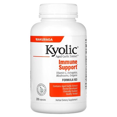 Kyolic Aging Knoblauchextrakt, Immunität, Formel 103, 200 Kapseln