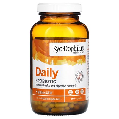 Kyolic, Kyo-Dophilus, Daily Probiotic, 3 miliardy CFU, 360 kapsułek