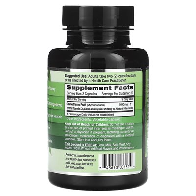 Emerald Laboratories, Camu Camu, 60 pflanzliche Kapseln