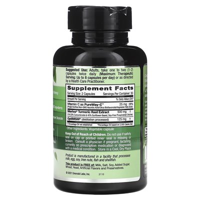 Emerald Laboratories, Meriva Turmeric +, 500 mg, 60 vegetable caps (250 mg per capsule)