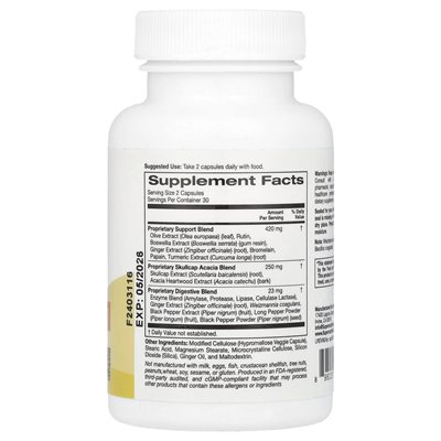 Super Nutrition, wsparcie wspólne, 60 kapsułek wegetariańskich