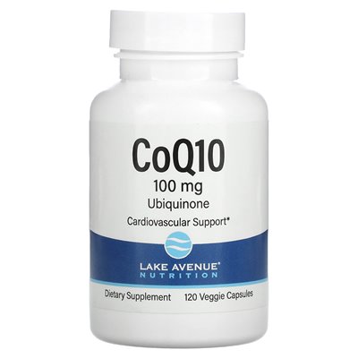 Lake Avenue Nutrition, COQ10, Ubichinon in USP-Qualität, 100 mg, 120 vegetarische Kapseln