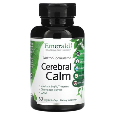 Emerald Labs, Doctor Created Brain Peace, 60 Vegetable Caps