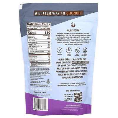 Catalina Crunch, Keto-Friendly Cereal, Triple Berry Blast, 8 oz (227 g)