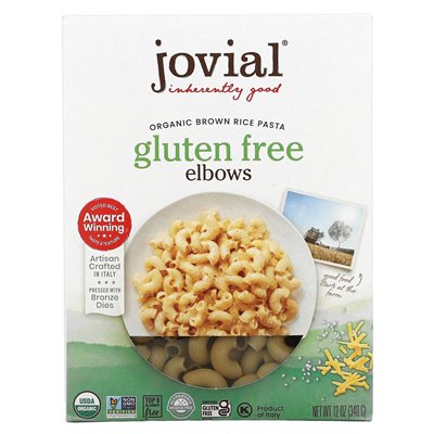 Jovial, Bio-Pasta aus Naturreis, Ellenbogen, 12 Unzen (340 G)