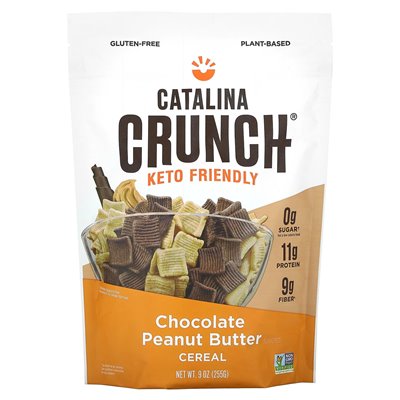 Catalina Crunch, Keto-freundliches Müsli, Schokoladen-Erdnussbutter, 9 oz (255 g)