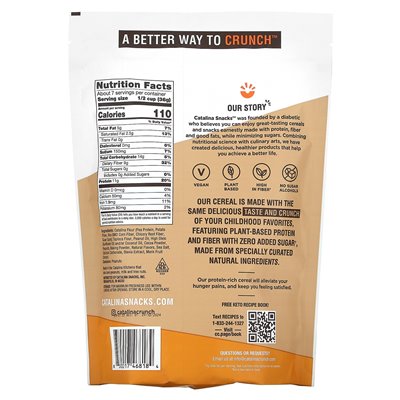 Catalina Crunch, Keto-freundliches Müsli, Schokoladen-Erdnussbutter, 9 oz (255 g)