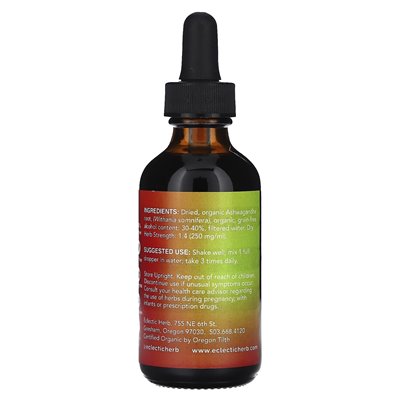 Eclectic Herb, Ashwagandha-Extrakt, 250 mg, 2 fl oz (60 ml)