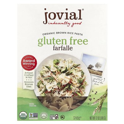 Jovial, Bio-Reisnudeln, Farfalle, 12 oz (340 g)