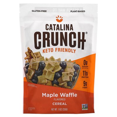 Catalina Crunch, Keto-Friendly Cereal, Maple Waffle, 9 oz (255 g)