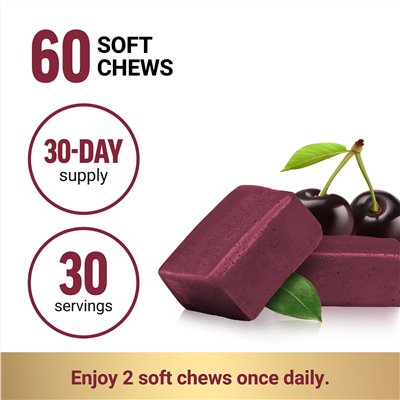 Współczynnik siły, Total Beets® z COQ10, Ultimate Heart Health, Black Cherry, 60 Superfood Soft Chews