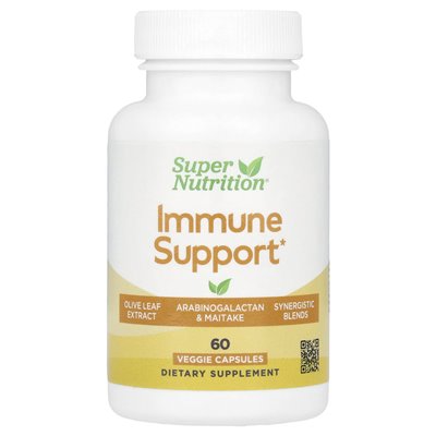 Super Nutrition, Wsparcie immunologiczne, 60 kapsułek wegetariańskich